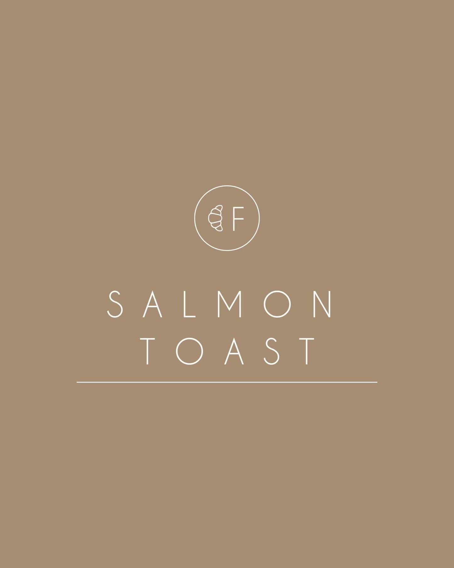 toast salmon met slaatje